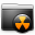 Folder Burnable Stripped Icon 32x32 png